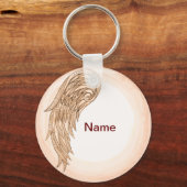 éénvleugelige engel sleutelhanger (Voorkant)