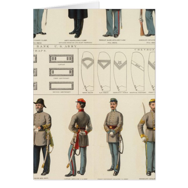 Eenvormige, Amerikaanse, CS-legers (Voorkant)