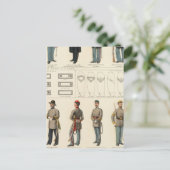 Eenvormige, Amerikaanse, CS-legers Briefkaart (Staand voorkant)