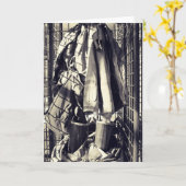 Eenvormige brandweerman kaart (Gele Bloem)