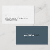 Eenvoud 205 visitekaartje (Voorkant / Achterkant)