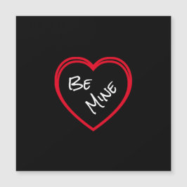 Eenvoud "Be Mine" Magnetische Valentijn Kaart