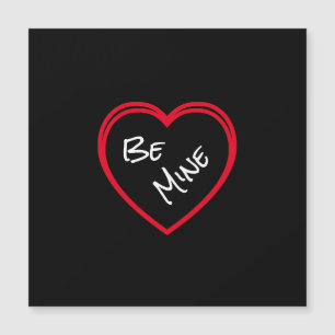 Eenvoud "Be Mine" Magnetische Valentijn Kaart