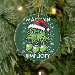 Eenvoud ! behouden Grinich Christmas Ornament