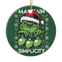 Eenvoud ! behouden Grinich Christmas Ornament