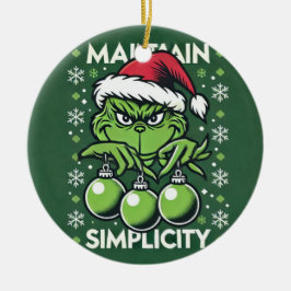 Eenvoud ! behouden Grinich Christmas Ornament