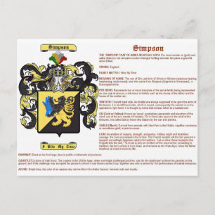 eenvoud (betekenis) briefkaart