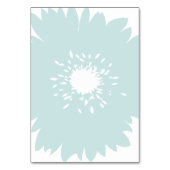 Eenvoud Blauwe Bloem Kaart (Achterkant)