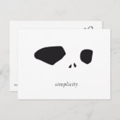 Eenvoud Briefkaart (Voorkant / Achterkant)