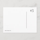 Eenvoud Briefkaart (Achterkant)