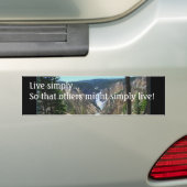 Eenvoud Bumpersticker (Op auto)