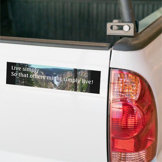 Eenvoud Bumpersticker (Op Truck)
