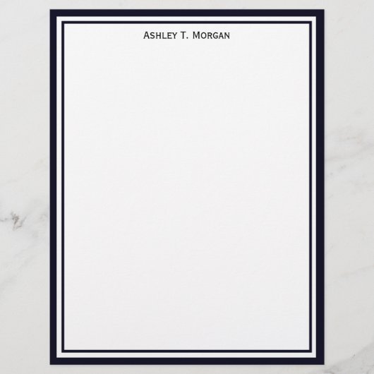 Eenvoud DK Blauw / Wit Gepersonaliseerde SV (Voorkant)