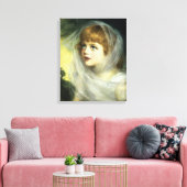 Eenvoud en onschuld, 1900 canvas afdruk (Insitu (Woonkamer))