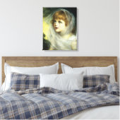 Eenvoud en onschuld, 1900 canvas afdruk (Insitu (Slaapkamer))