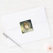 Eenvoud en onschuld, 1900 vierkante sticker (Envelop)