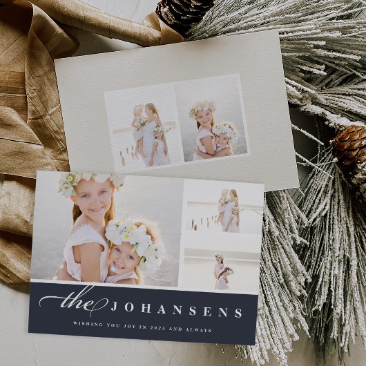 Eenvoud | Holiday Foto Collage Kaart