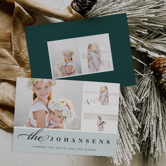 Eenvoud | Holiday Foto Collage Kaart