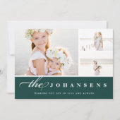 Eenvoud | Holiday Foto Collage Kaart (Voorkant)