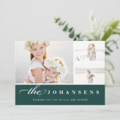 Eenvoud | Holiday Foto Collage Kaart (Staand voorkant)