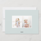 Eenvoud | Holiday Foto Collage Kaart (Achterkant)