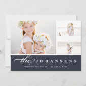 Eenvoud | Holiday Foto Collage Kaart (Voorkant)