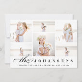 Eenvoud | Holiday Foto Collage Kaart (Voorkant)