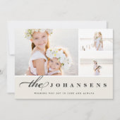 Eenvoud | Holiday Foto Collage Kaart (Voorkant)