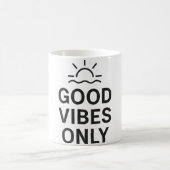 Eenvoud in positiviteit koffiemok (Center)