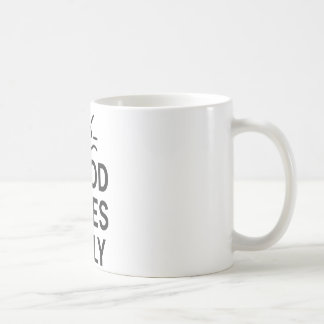 Eenvoud in positiviteit koffiemok