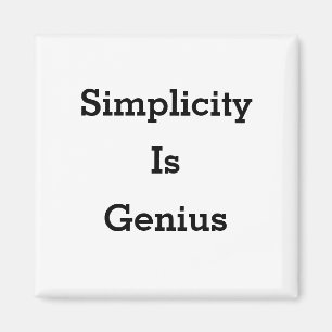 Eenvoud is geniale magneet
