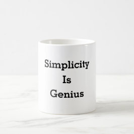 Eenvoud is geniale mok