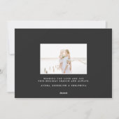 Eenvoud | Kerst Fotocollagekaart Feestdagenkaart (Achterkant)