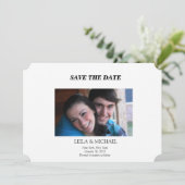 Eenvoud Save The Date (Staand voorkant)