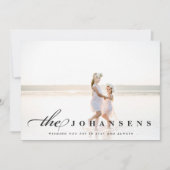 Eenvoud | Vakantieknopkaart Feestdagenkaart (Voorkant)