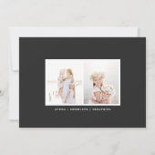 Eenvoud | Vakantieknopkaart Feestdagenkaart (Achterkant)