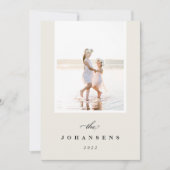 Eenvoud | Vakantieknopkaart Feestdagenkaart (Voorkant)