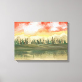 Eenvoud van de spotloze geest canvas afdruk