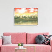 Eenvoud van de spotloze geest canvas afdruk (Insitu (Woonkamer))