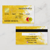 Eenvoud van goud visitekaartje (Voorkant / Achterkant)