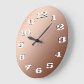 Eenvoud van koperelegantie grote klok (Hoek)