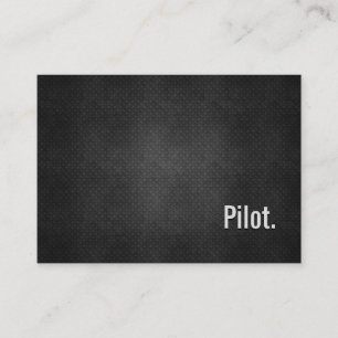 Eenvoud van Pilot Cool Black Metal Visitekaartje
