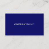 Eenvoud Visitekaartje (Achterkant)