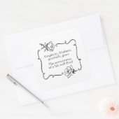 Eenvoud, Vriendelijkheid, Dankbaarheid, Genade Vierkante Sticker (Envelop)