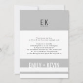 Eenvoud | Weddenfoto Hartelijk dank Bedankkaart (Achterkant)