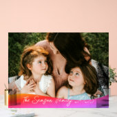 Eenvoudig 1 foto volledige dekking - Script Text O Acryl Bord (Huwelijk)