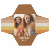 Eenvoudig 1 fotosjabloon - Warm kleurenkader - Tek Voetbal (Enkel)