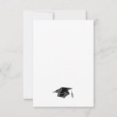 Eenvoudig 2025 Afstudeerder Minimalistische Gradua Kaart (Achterkant)