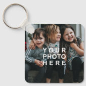Eenvoudig 2-foto dubbelzijdig sleutelhanger (Voorkant)