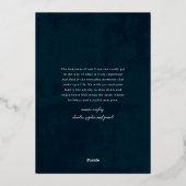 Eenvoudig 4 Foto Collage Script  Folie Feestdagenkaart (Achterkant)